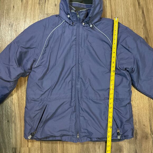 Pacific‎ Trail London Fog Fleece Lined Jacket Hooded Parka Coat Blue Size Large - Picture 12 of 13